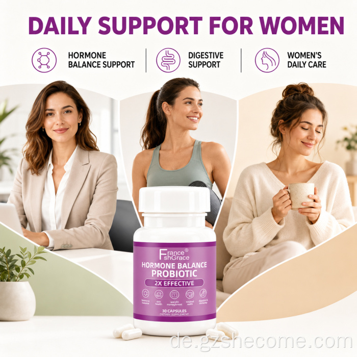Shecome Balance Probiotikum für Frauen unterstützt die Darmgesundheit
